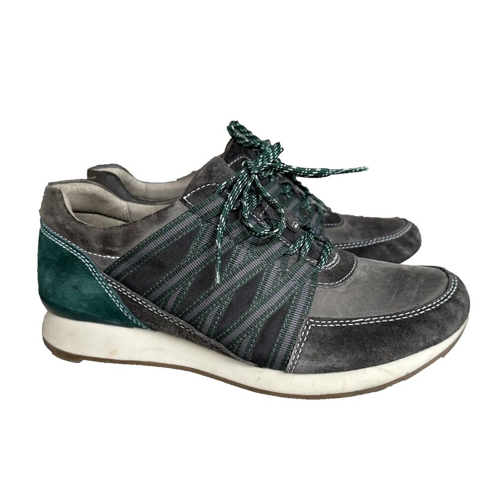Dansko‎ Women's Gabi Sneaker Green Shoe Comfort Active Suede Size EU 37 US 7